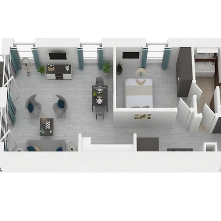 Schwalbennest Mit Balkon In Der Alten Seefahrtschule Apartmán